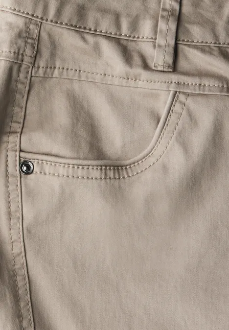 Satin 3/4-Hose buff grey