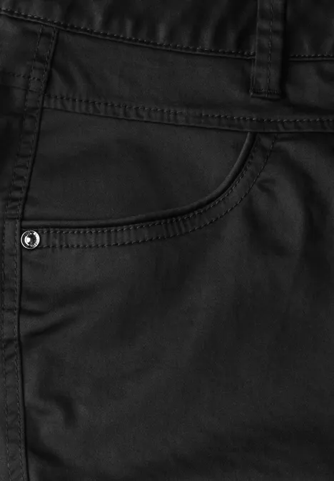 Satin Bermuda Black