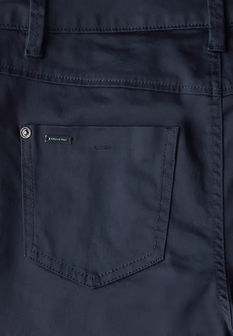 Satin Bermuda deep blue