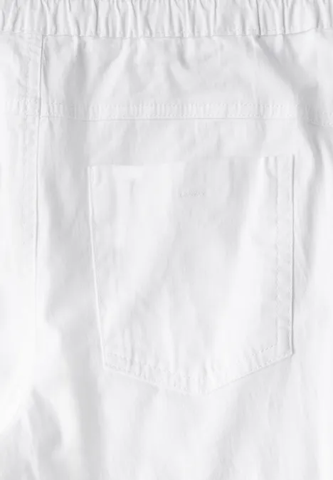 Hose im Loose Fit White