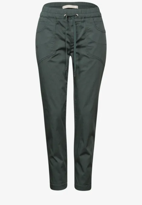 Hose im Loose Fit marshy green