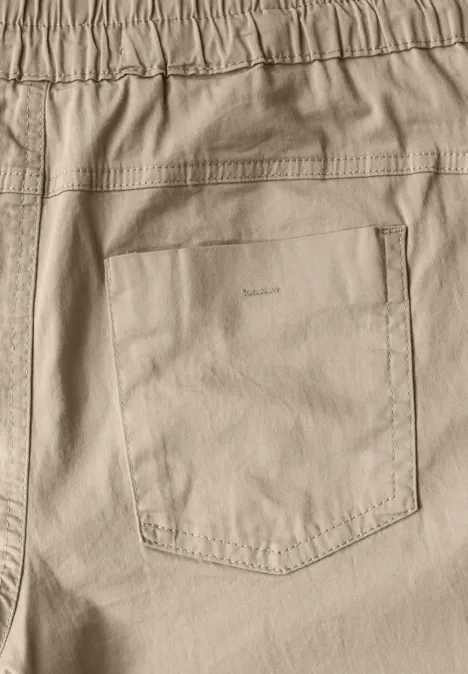 Hose im Loose Fit safari beige