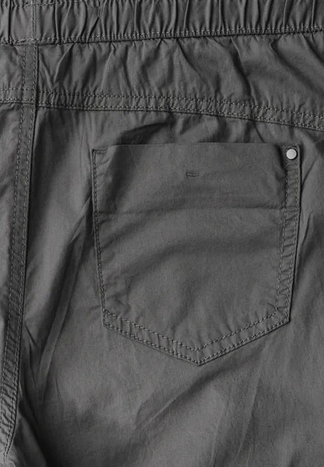 3/4-Hose mit Turn-Up overcast grey