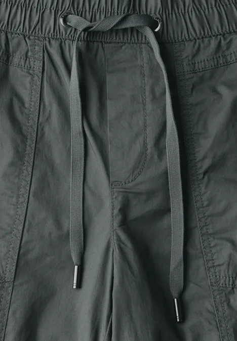 3/4-Hose mit Turn-Up wither green