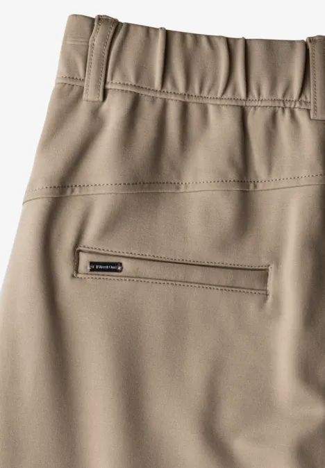 Hose im Casual Fit safari beige