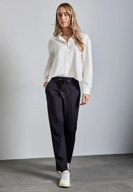 Straight Leg Hose deep tint blue
