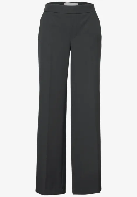 Wide Leg Twill Hose granite grey