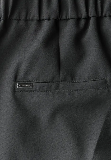 Wide Leg Twill Hose granite grey