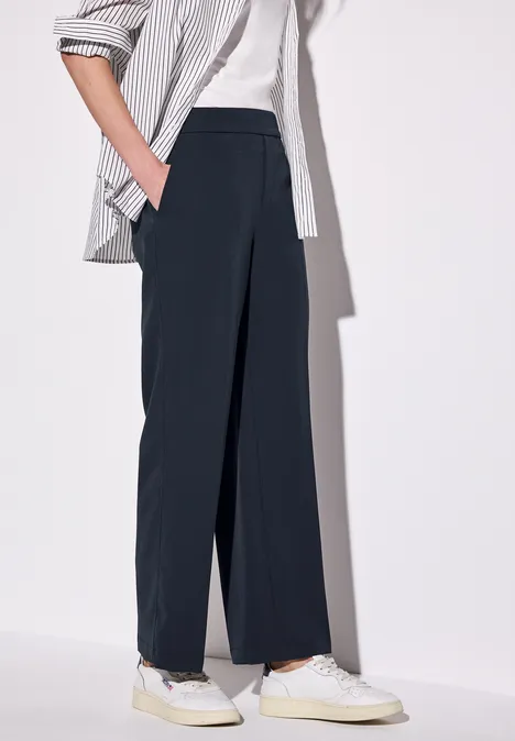 Straight Leg Twill Hose deep blue