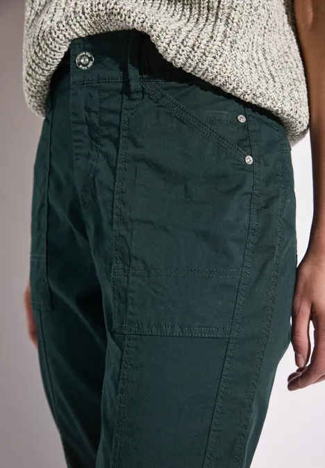 Paperbag Hose hunter green