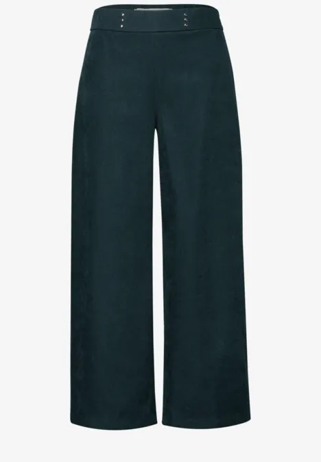 Twill Culotte hunter green