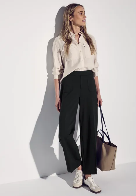 Straight Leg Hose Black