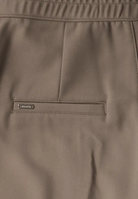 Straight Leg Hose dark mocha beige