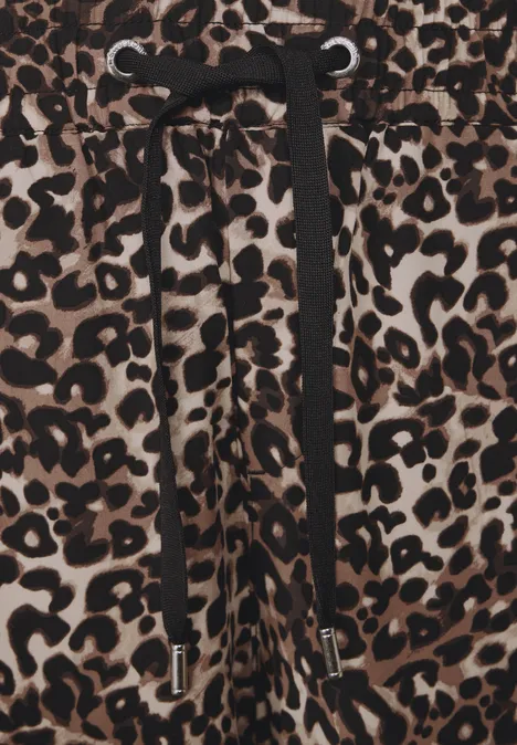Wide Leg Leo-Hose cub brown