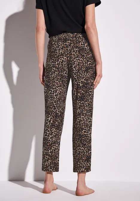 Gemusterte Hose cub brown