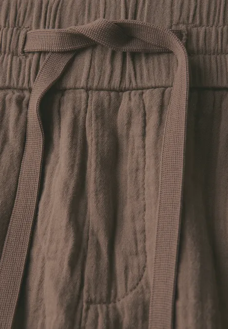 Musselin Shorts mute mocha