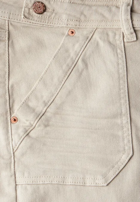 Straight Leg Jeans Moon sand washed