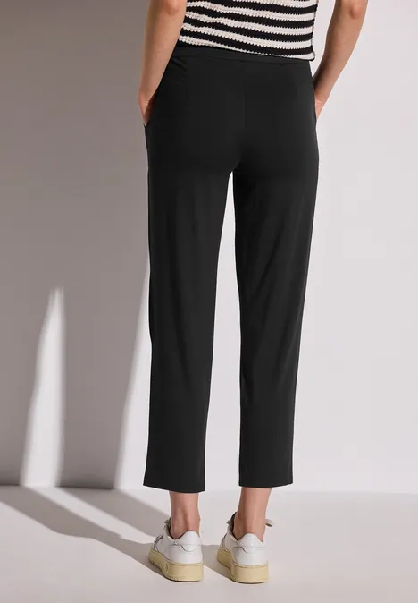 Jersey-Hose im Loose Fit Black