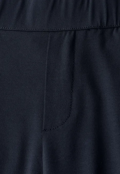 Jersey-Hose im Loose Fit deep blue