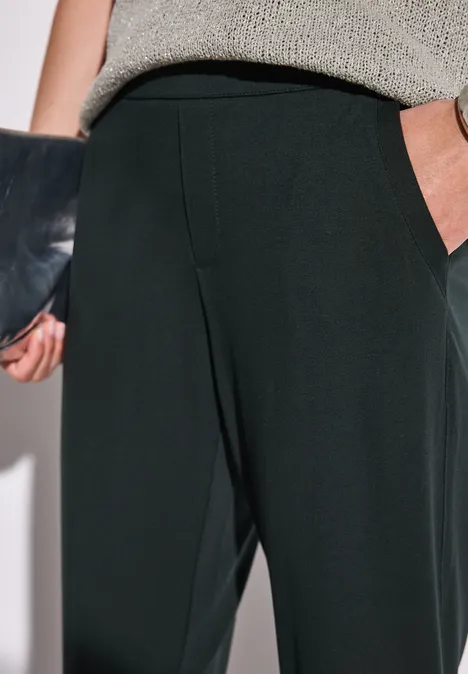 Jersey-Hose im Loose Fit pine grove green