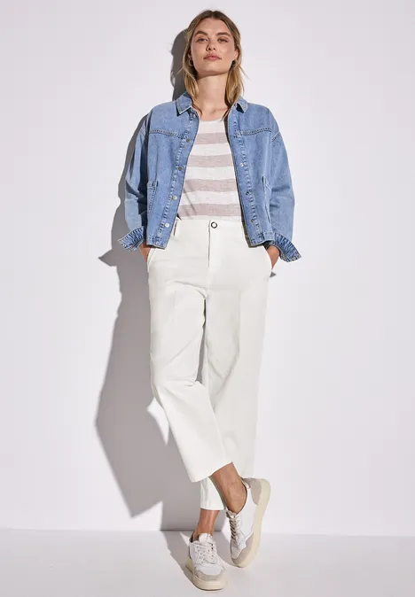 Straight Leg Chino off white