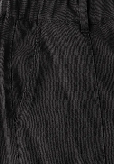 Paperbag Hose im Cargo-Look granite grey