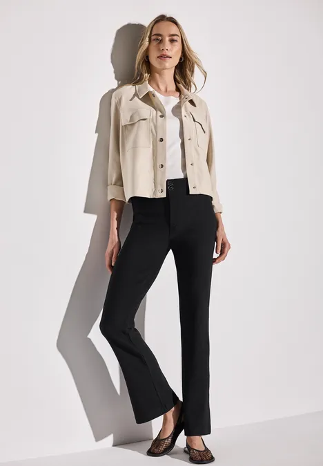 Bootcut Hose Black