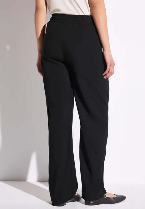 Wide Leg Hose Black