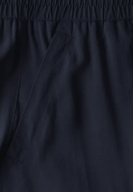 Wide Leg Hose deep blue