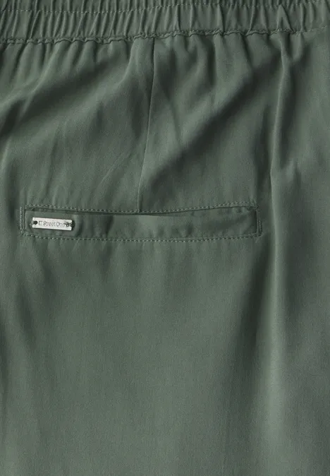 Wide Leg Hose muse green