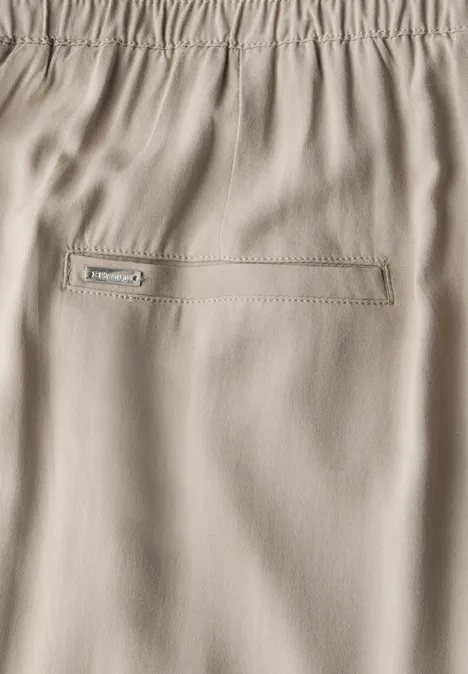 Wide Leg Hose buff grey