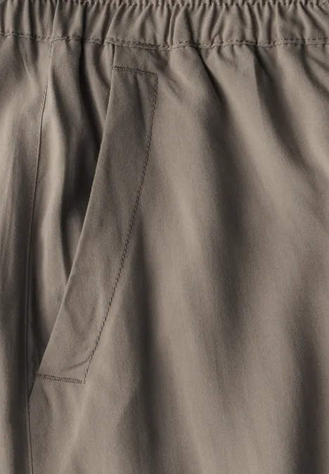 Wide Leg Hose stone brown