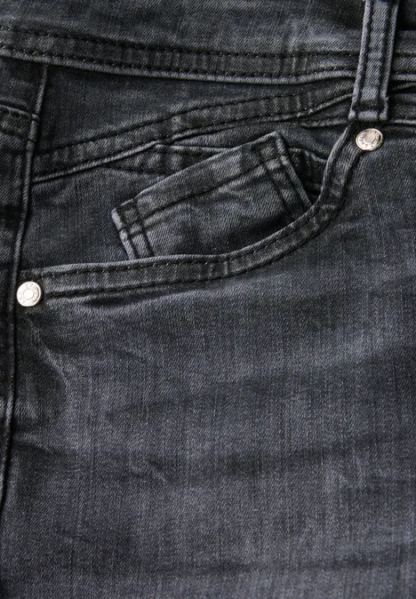 Casual Fit Jeans dark steel grey washed