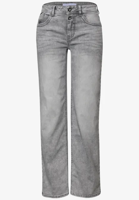 Jeans Straight Legs light ice grey washed