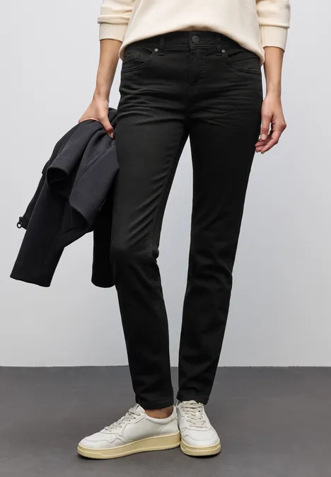 Casual jeans black clean washed