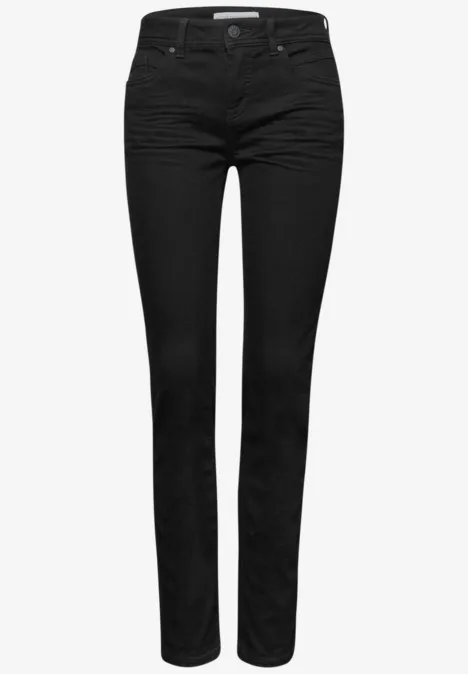 Casual jeans black clean washed
