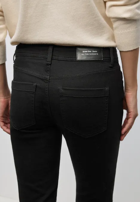 Casual jeans black clean washed