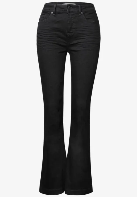Jeans Bootcut black clean washed