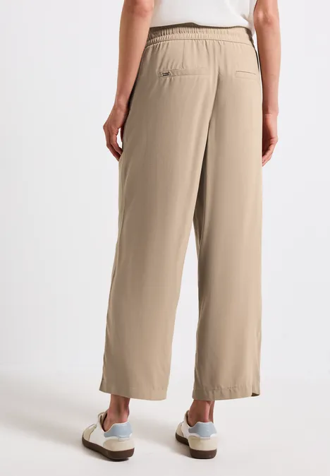 Wide Leg Hose safari beige