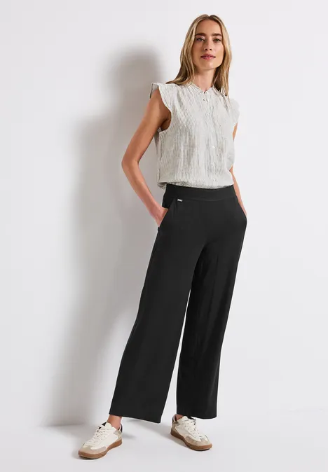 Jersey-Hose Black