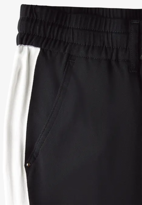 Straight Leg Hose Black