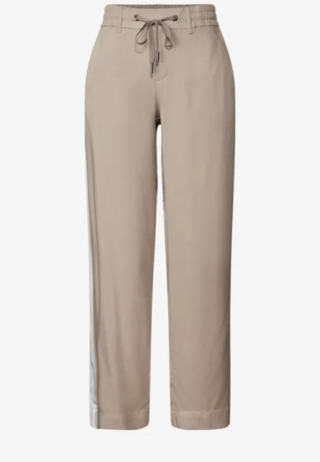 Pantalon Straight Legs tumbled beige