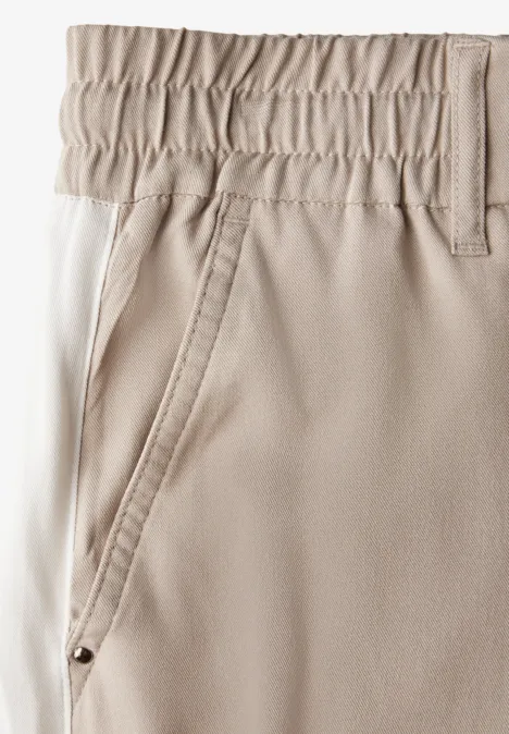Straight Leg Hose tumbled beige