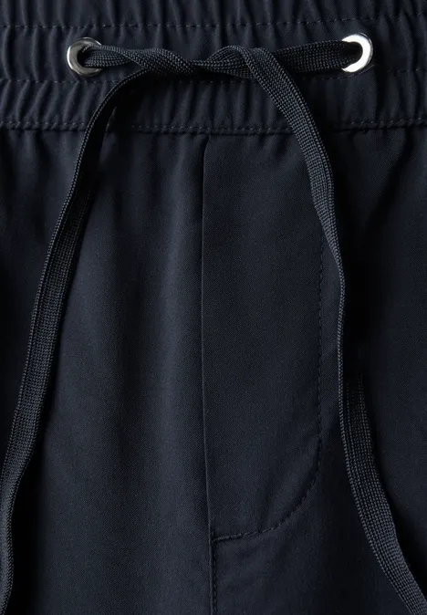 Wide Leg Hose deep blue