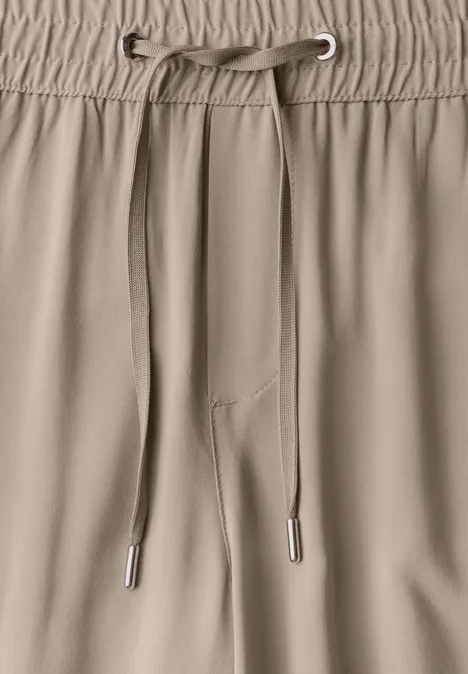 Wide Leg Hose buff grey