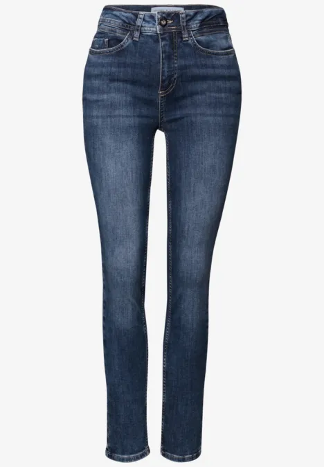 Jeans Slim Fit Dark Blue Random