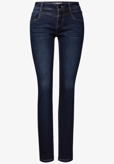 Low Waist Jeans deep indigo soft washed
