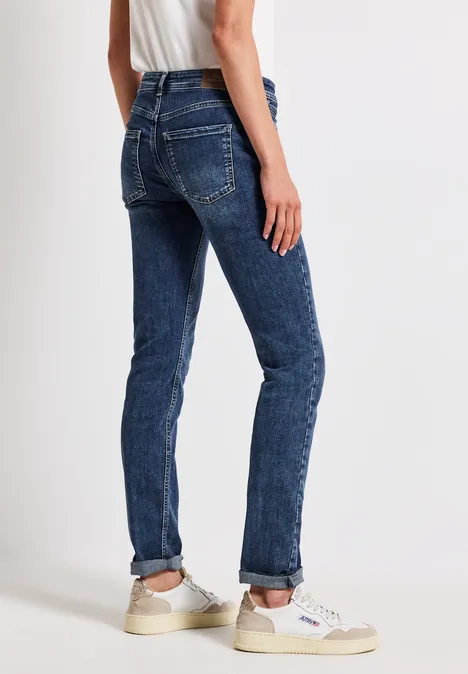Casual Fit Jeans mid blue random washed
