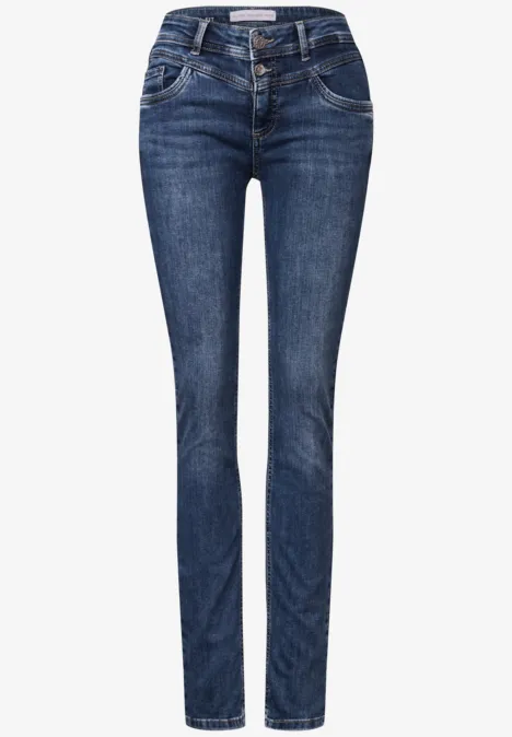 Casual Fit Jeans mid blue random washed