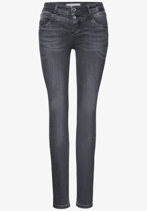 Slim Fit Jeans dark steel grey washed